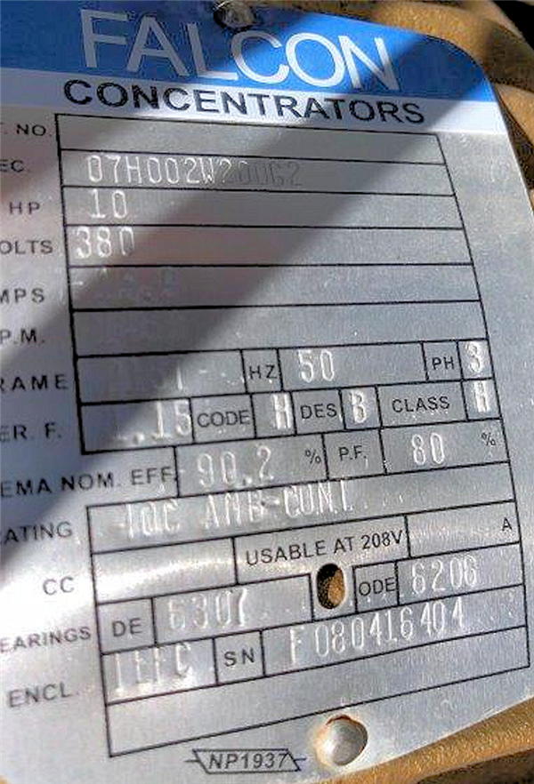 Falcon Sb-750 Concentrator Skid, Screens, Pumps, Conveyors, Cyclones And More!)